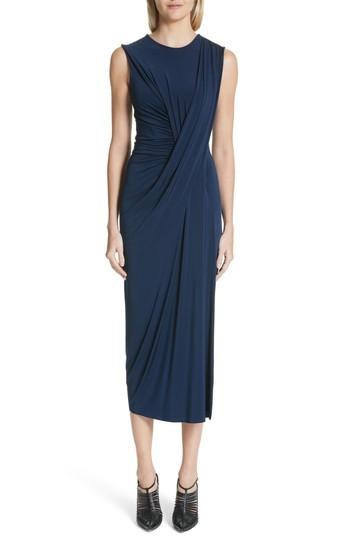 Women's Jason Wu Draped Jersey Dress - Blue