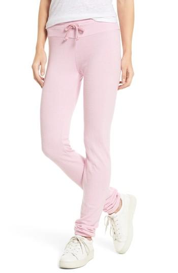 Women's Dream Scene Skinny Track Pants - Pink