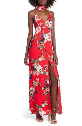 Women's Afrm Diego Maxi Dress - Red