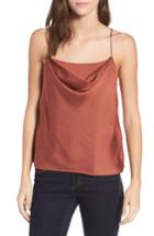 Women's Astr The Label Cowl Neck Tank - Brown