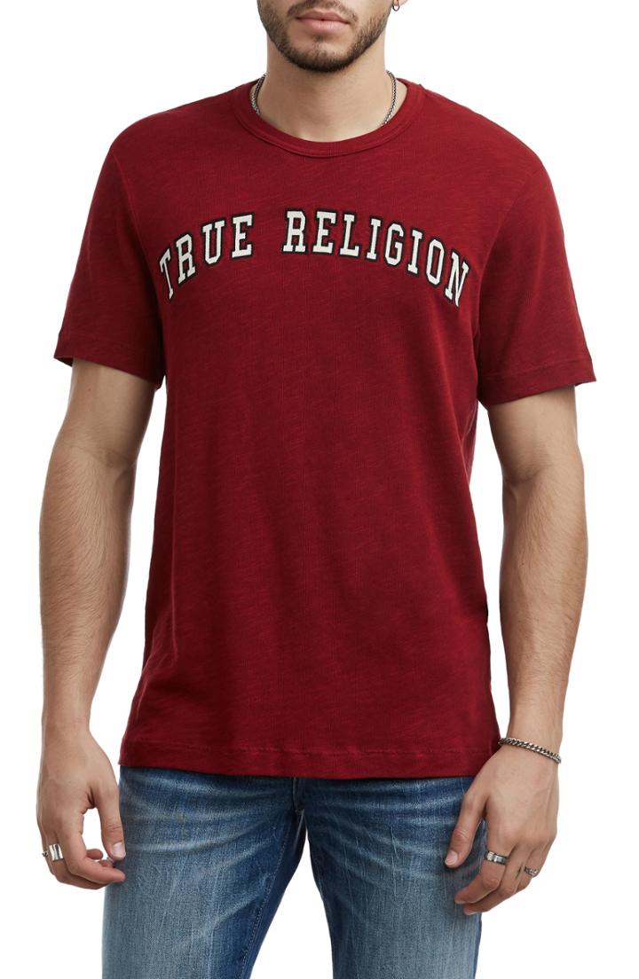 Men's True Religion Brand Jeans Embroidered Logo T-shirt