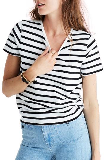 Women's Madewell Cyndi Tie Back Blouse