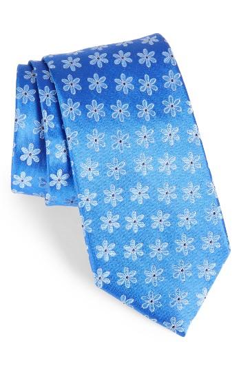 Men's Nordstrom Small Margarita Flower Silk Tie