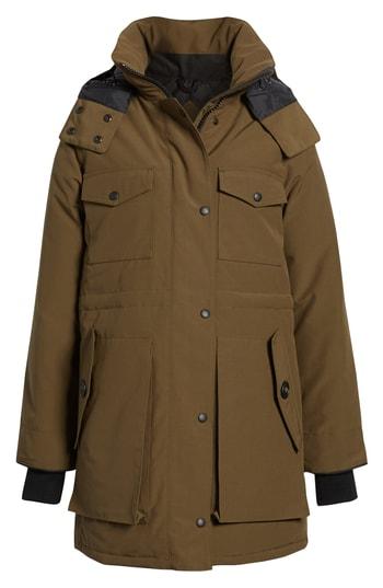 Women's Canada Goose Gabriola Water Resistant Arctic Tech 625 Fill Power Down Parka (2-4) - Green