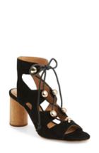Women's Rebecca Minkoff Adiv Ghillie Cage Sandal M - Black