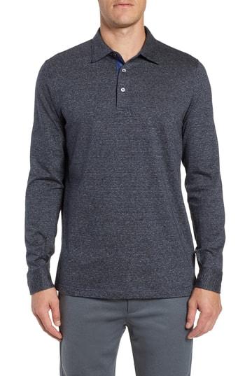 Men's Bugatchi Knit Polo - Purple