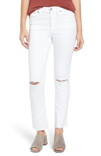 Women's Madewell Cali Distressed Demi Boot Jeans