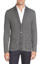 Men's Vince Camuto Slim Shawl Collar Cardigan - Grey