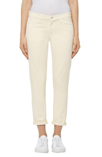 Women's J Brand Sadey Ankle Slim Straight Leg Jeans - Yellow