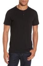 Men's Theory Gaskell Henley T-shirt - Black