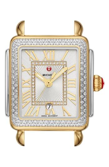 Women's Michele Deco Madison Mid Diamond Dial Watch Head, 29mm X 31mm