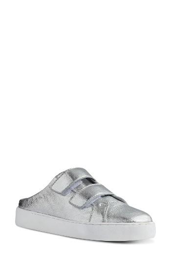 Women's Nine West Poeton Sneaker Mule M - Metallic
