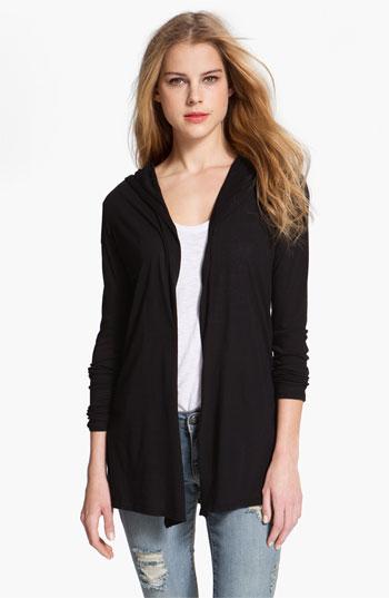 Three Dots Hooded Cardigan (online Only)