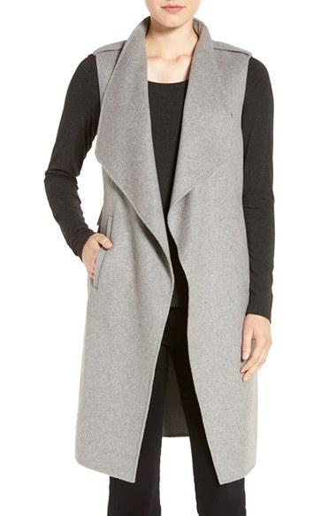 Women's Soia & Kyo Double Face Wool Blend Vest