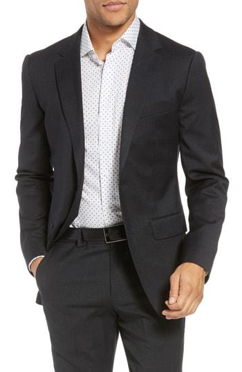 Men's Bonobos Trim Fit Stretch Wool Blazer S - Grey