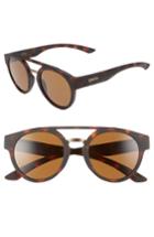 Women's Smith Range 50mm Chromapop(tm) Polarized Sunglasses - Matte E18 Havana/ Brown