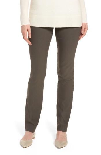 Women's Nic+zoe 'the Wonder Stretch' Straight Leg Pants - Green