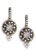 Women's Freida Rothman Single Stone Drop Earrings