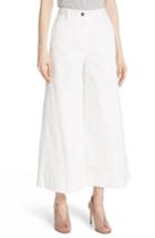 Women's Elizabeth And James Ace Wide Leg Crop Jeans - White