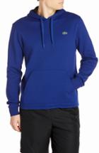 Men's Lacoste Brushed Fleece Logo Hoodie (xxl) - Blue