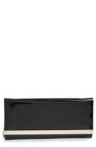 Jimmy Choo 'milla' Patent Leather Wallet On A Chain - Black