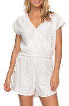 Women's Roxy Totem Roads Lace Romper - White