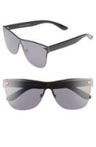 Women's A.j. Morgan Future 65mm Sunglasses - Black/ Mirror