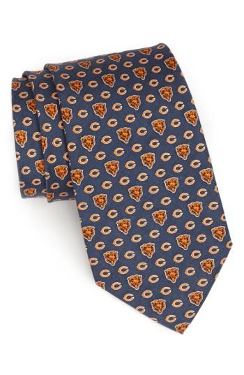 Men's Vineyard Vines Chicago Bears Print Tie, Size - Blue