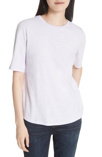 Women's Eileen Fisher Crewneck Tee, Size - Purple