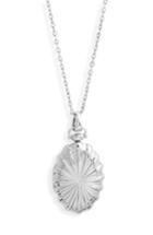 Women's Monica Rich Kosann Sterling Silver Sunburst Locket