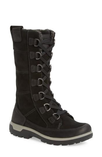 Women's Ecco 'gora' Gore-tex Waterproof Lace-up Boot -5.5us / 36eu - Black
