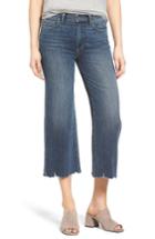 Women's Paige Legacy - River High Waist Crop Wide Leg Jeans - Blue