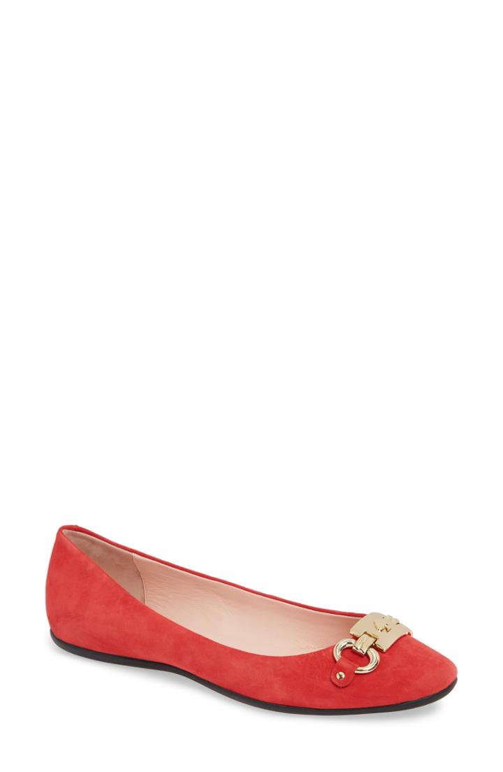 Women's Kate Spade New York Phoebe Flat M - Red