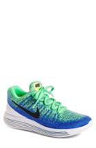 Men's Nike Flyknit 2 Lunarepic Running Shoe M - Green