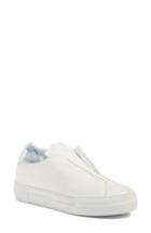 Women's Joshua Sanders Faux Fur Slip-on Sneaker .5us / 35eu - Blue