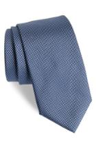 Men's Boss Neat Silk Tie, Size - Blue