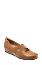 Women's Softwalk Waverly Mary Jane Wedge M - Brown