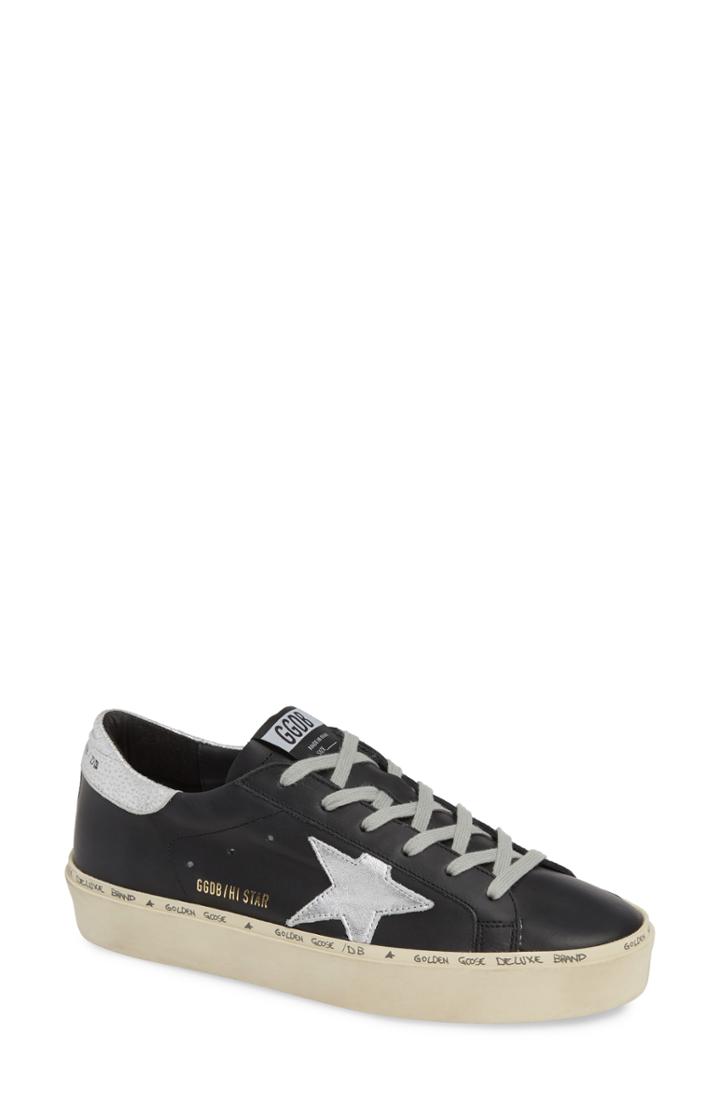 Women's Golden Goose Hi Star Low Top Sneaker Us / 36eu - Black