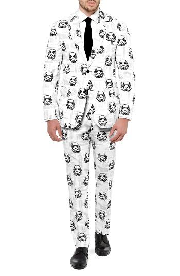 Men's Opposuits Stormtrooper Trim Fit Two-piece Suit With Tie