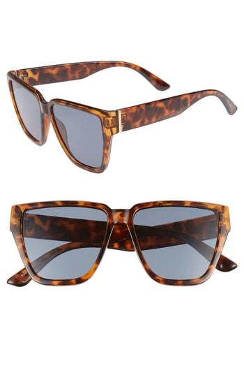 Women's Bp. 54mm Square Sunglasses - Brown Multi