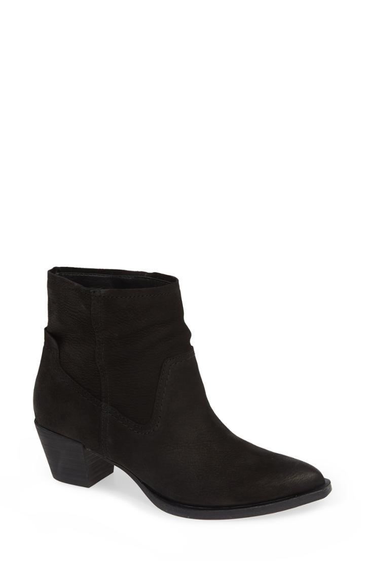 Women's Dolce Vita Kodie Western Bootie .5 M - Black