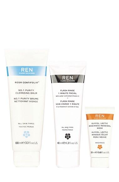 Space. Nk. Apothecary Ren Pure Glow Trio