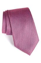 Men's Nordstrom Tech Woven Silk Tie, Size X-long - Pink