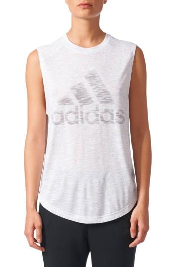 Women's Adidas Original Muscle Tank - White