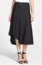 Petite Women's Nic+zoe 'the Long Engagement' Midi Skirt P - Black