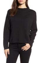 Women's Eileen Fisher Silk & Organic Cotton Jacquard Top, Size - Grey