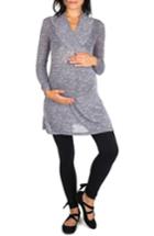 Women's Nom Maternity 'tanya' Jersey Maternity Tunic - Blue