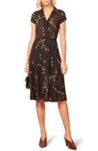 Women's Reformation Griffith A-line Dress - Black