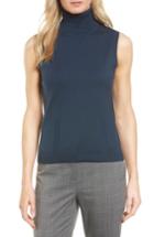Women's Emerson Rose Silk & Cashmere Blend Turtleneck Shell - Blue