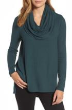 Women's Gibson Convertible Neckline Cozy Fleece Tunic - Green